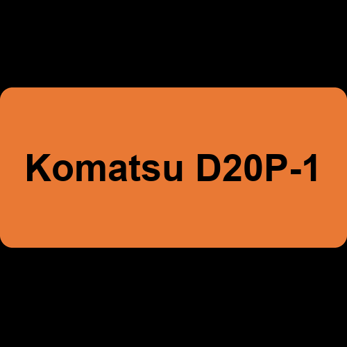 Komatsu D20P-1